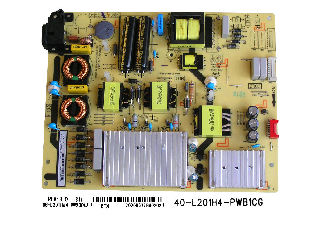 LCD modul zdroj Thomson 08-L201HA4-PW200AA / SMPS power supply board 40-L201H4-PWB1CG