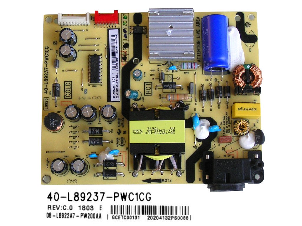 LCD modul zdroj Thomson 08-L8922A7-PW200AA / SMPS power supply board 40-L89237-PWC1CG
