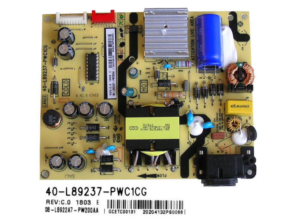 LCD modul zdroj Thomson 08-L8922A7-PW200AA  / SMPS power supply board 40-L89237-PWC1CG