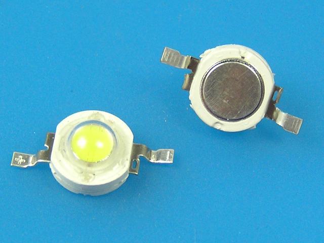 LED ČIP3W / LED dioda COB 3W / LEDCOB20W / LED CHIP 3W - studená bílá