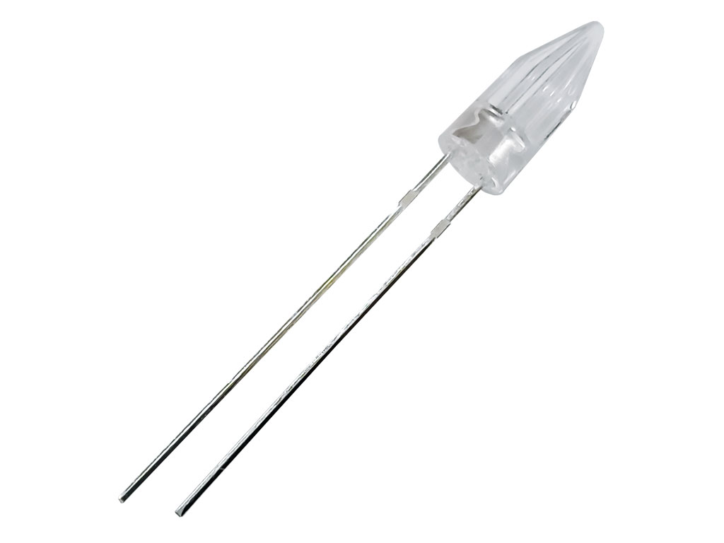 LED dioda RGB 5mm, kulatá, blikající, OST1MC58K1B, 500-750mcd/20mA (Uf=4,50V), čirá, 180deg