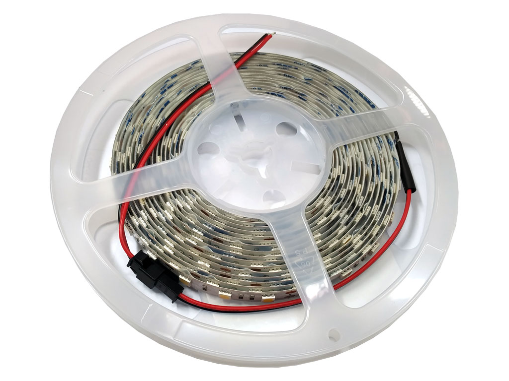 LED pásek teplá bílá 5050, 60xLED/m, IP20, 14.4W/m, 2800 - 2900 K, 12V, prodej = cívka 5m