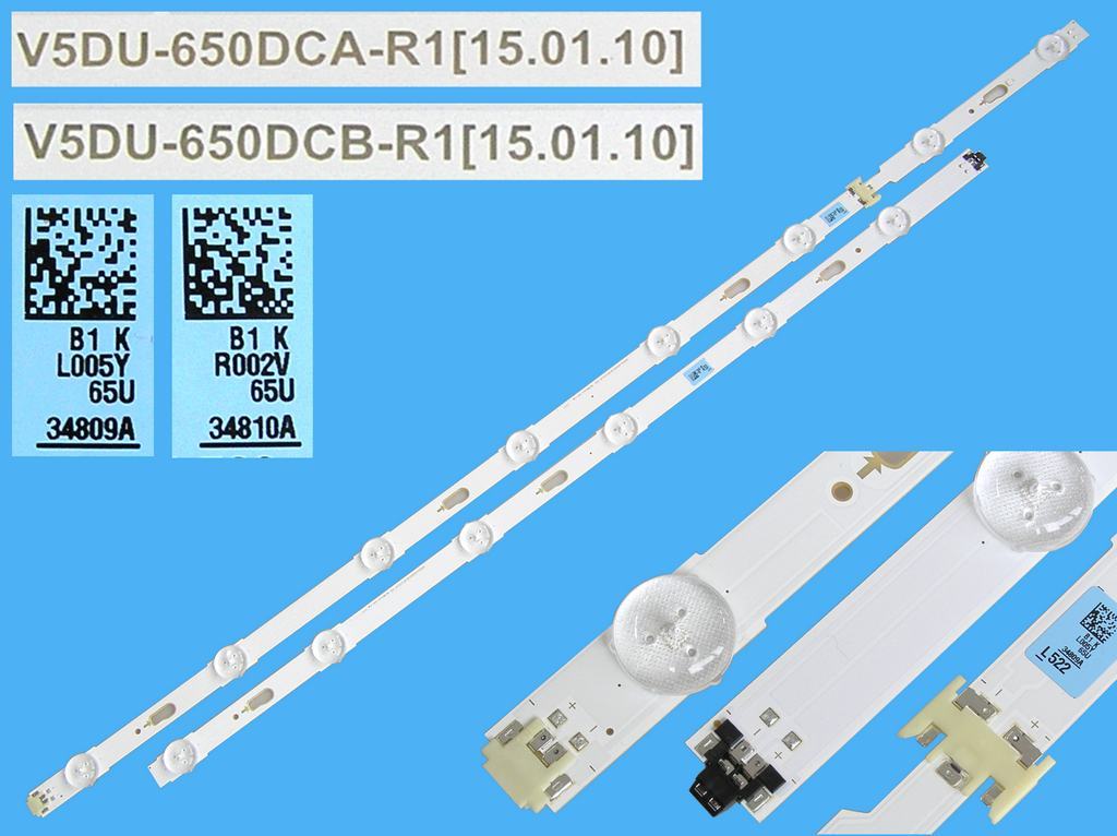 LED podsvit 1350mm sada Samsung BN96-34809A + BN96-34810A / LED Backlight 1350mm - 14 D-LED BN9634809A + BN9634810A