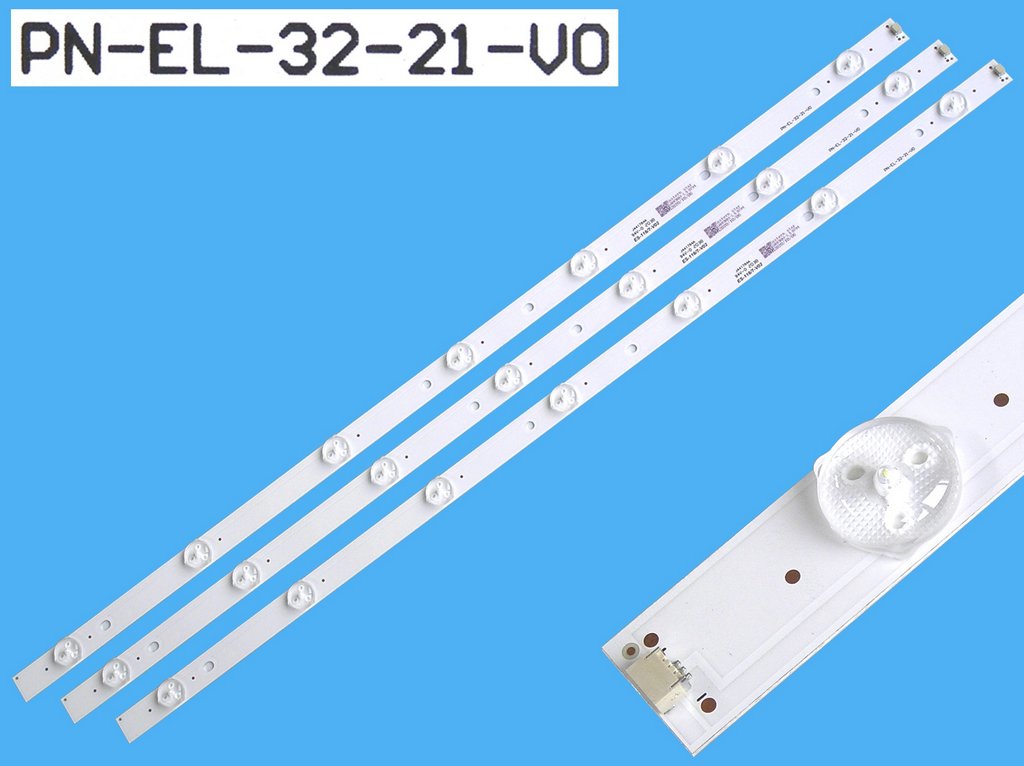 LED podsvit 32" sada Panasonic 610mm celkem 3 pásky / DLED TOTAL ARRAY PN-EL-32-21-V0 / J441764A