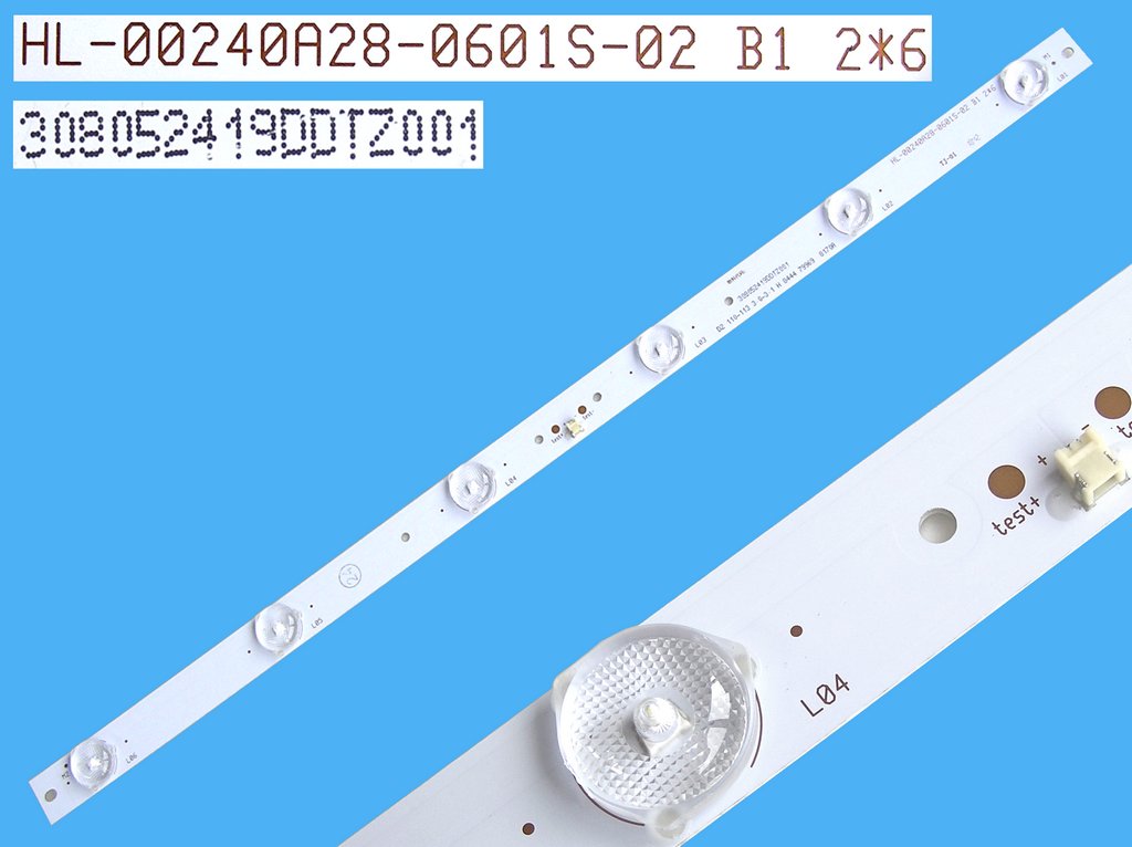 LED podsvit 440mm, 6LED / LED Backlight 440mm - 6 DLED, HL-002240A28-0601S-02 B1 2*6, 308052419DDTZ001