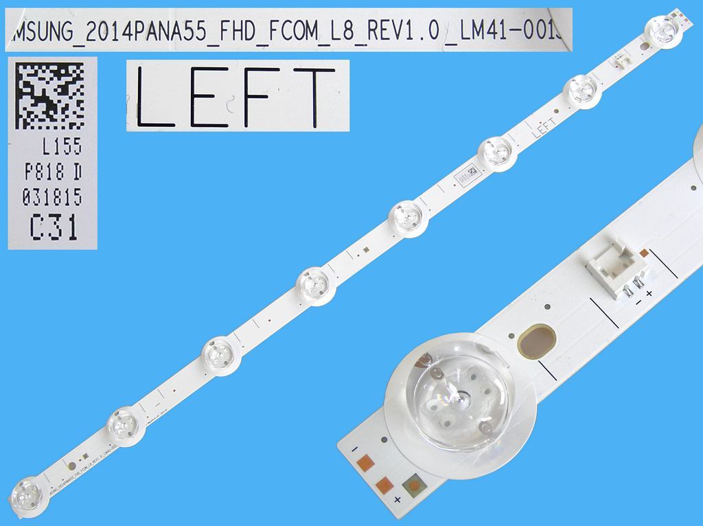 LED podsvit 529mm, 8LED / LED Backlight 530mm - 8 D-LED, LM41-00158A / PANA55-FHD_FCOM_L8 - LEFT