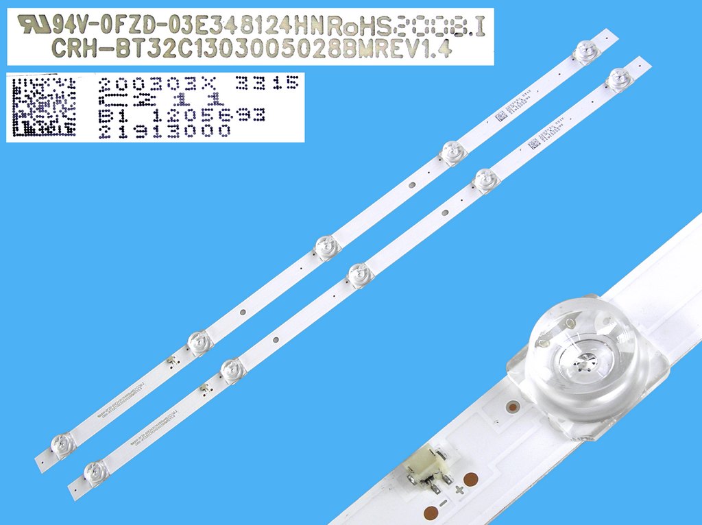 LED podsvit 558mm sada Hisense BT32C1303005028 celkem 2 kusy / LED Backlight 558mm CRH-BT32C1303005028BMREV1.4