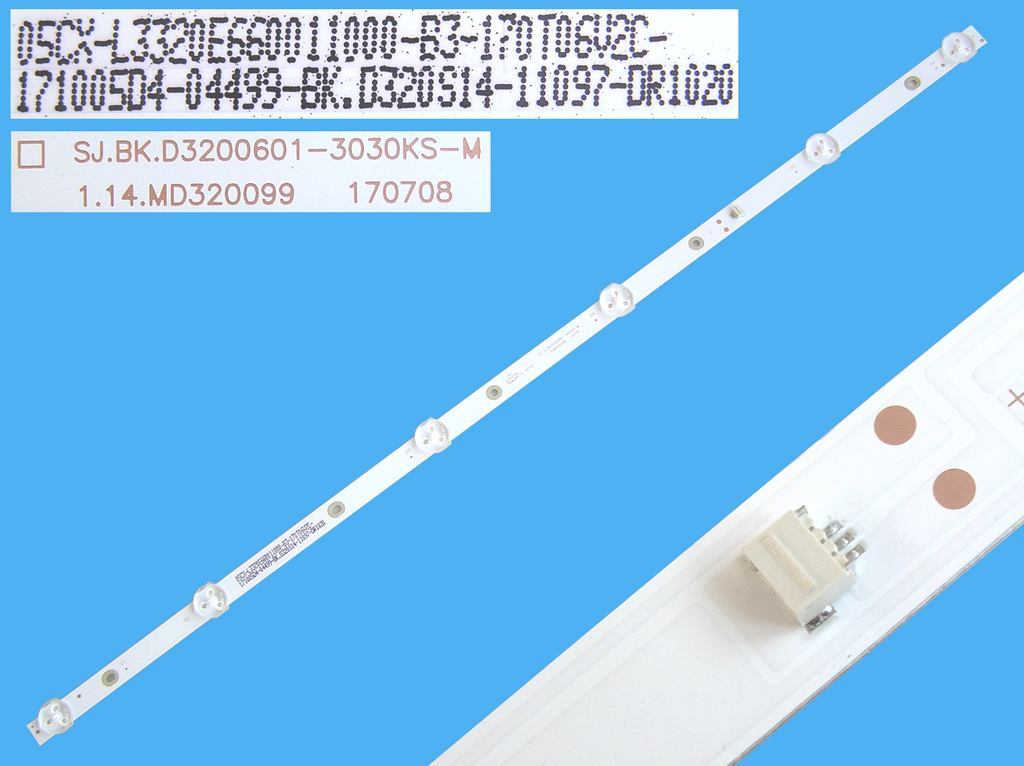 LED podsvit 560mm, 6LED / LED Backlight 560mm - 6DLED, SJ.BK.D3200601-3030KS-M, 1.14.MD320099