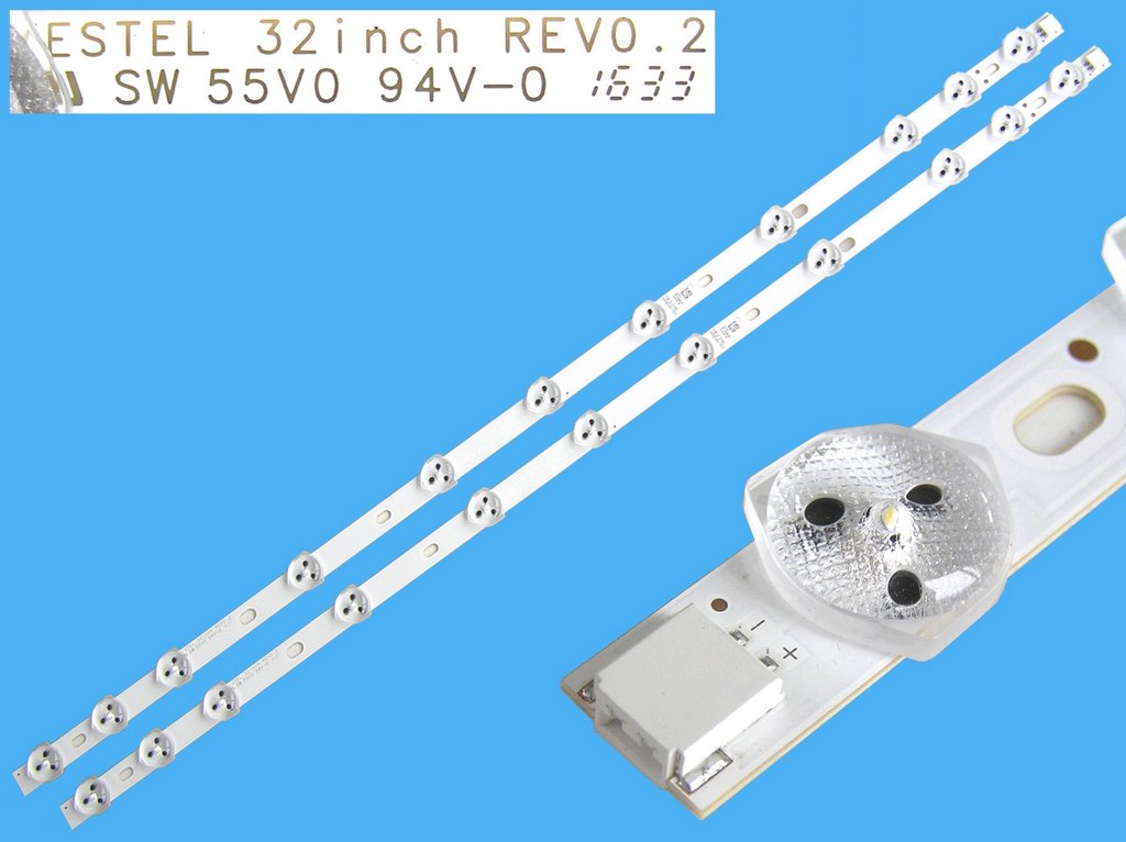 LED podsvit 575mm 11LED sada Vestel celkem 2 kusy / LED Backlight 575mm - 11LED, náhrada 30079342AL, 30077844, 30075900, 30077640