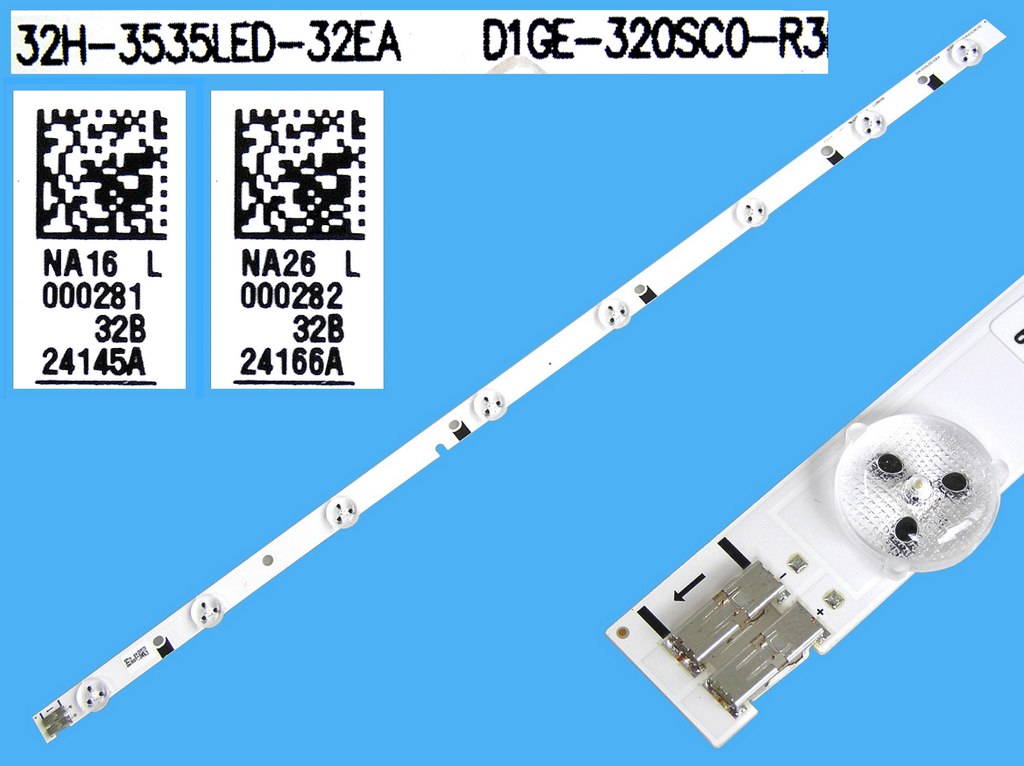 LED podsvit 580mm, 8 LED / LED Backlight 580mm - 8 D-LED BN96-24145A / 32H-3535LED-32EA / D1GE-320SC0-R3 / BN96-24166A