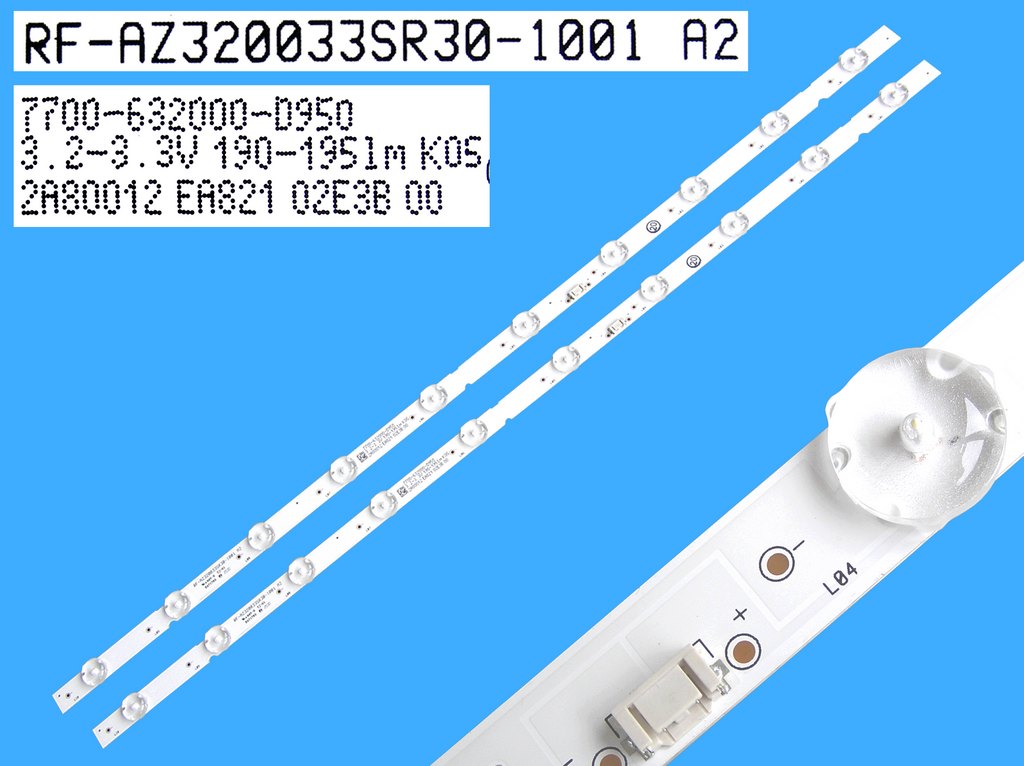 LED podsvit 625mm sada LG32FHD celkem 2 pásky / DLED TOTAL ARRAY AGF30047001 / RF-AZ320033SR30-1001A2