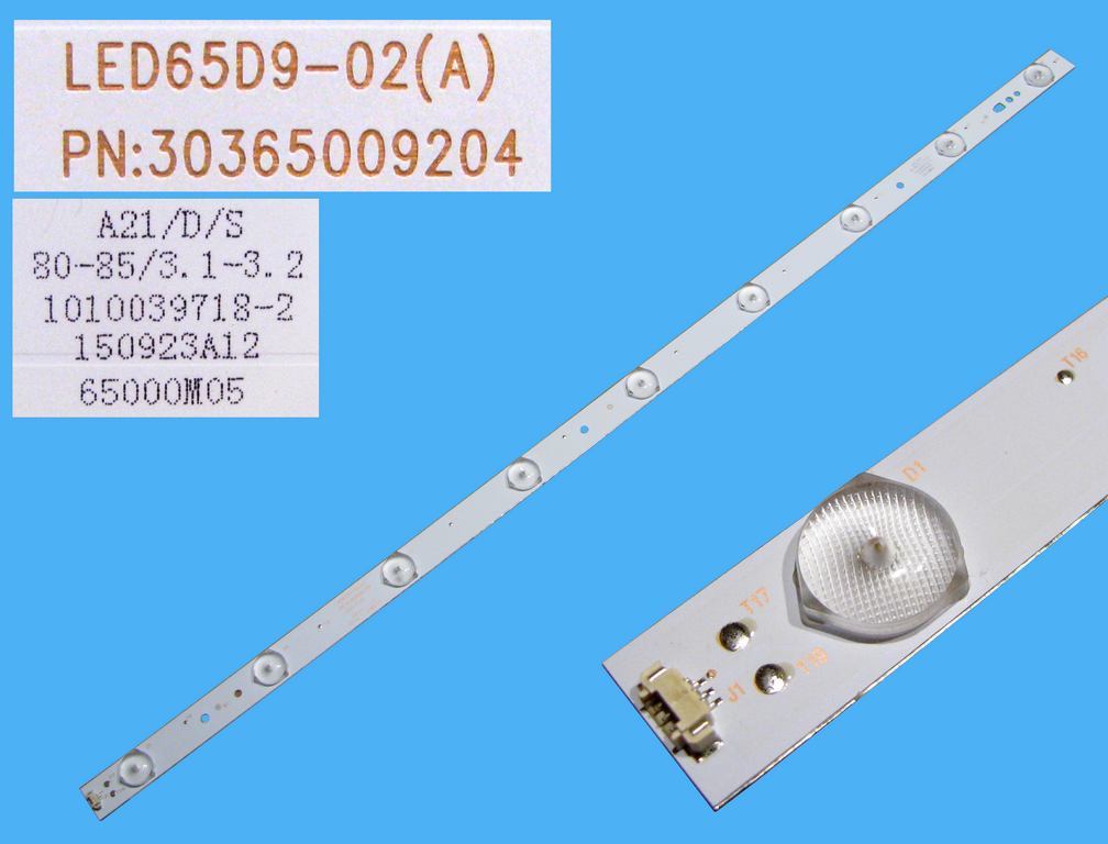 LED podsvit 639mm, 9LED / LED Backlight 639mm - 9 D-LED, LED65D9-02,30365009204