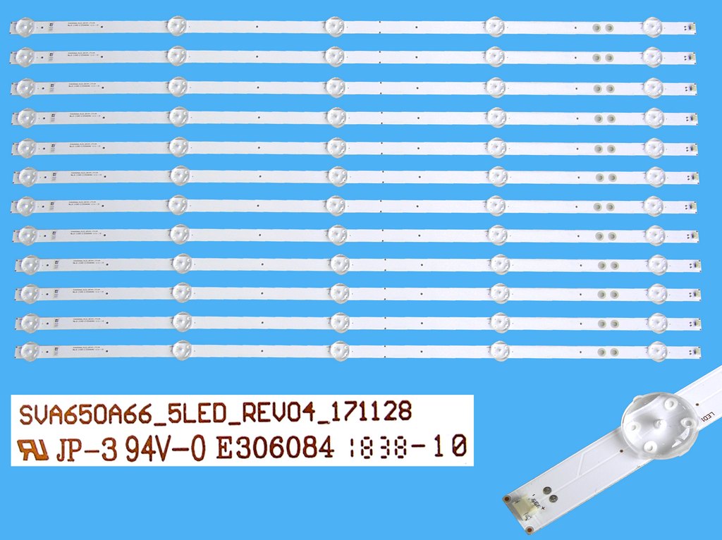 LED podsvit 655mm sada LG SVA650A66 celkem 12 pásků / DLED TOTAL ARRAY SVA650A66_5LED_Rev04_171128