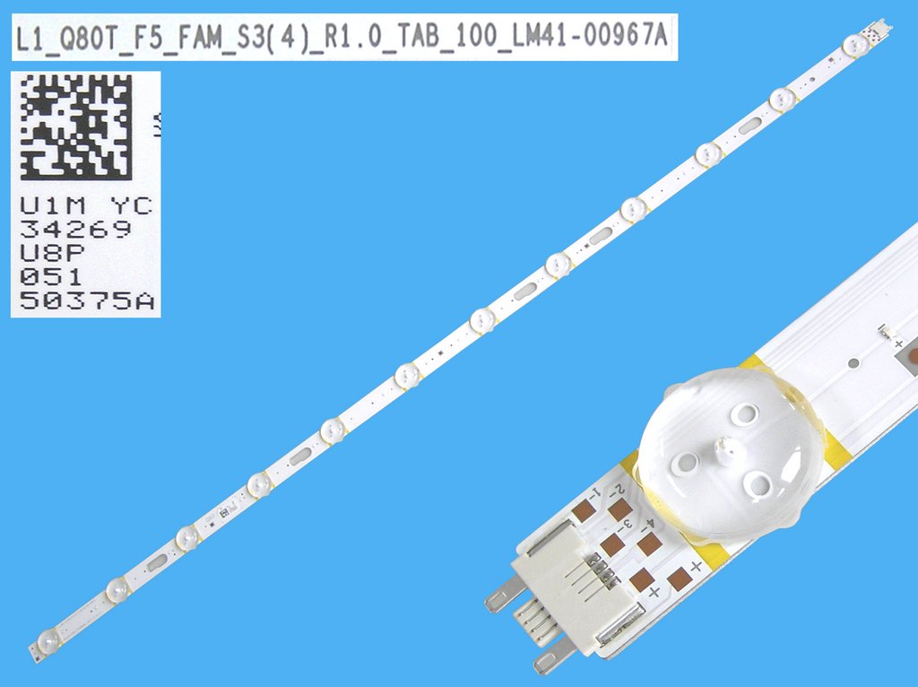 LED podsvit 685mm, 12LED / LED Backlight 685mm - 12 D-LED, BN96-50375A / LM41-00967A / L1_Q80T_F5_FAM_S3(4)_R1.0_TAB_100