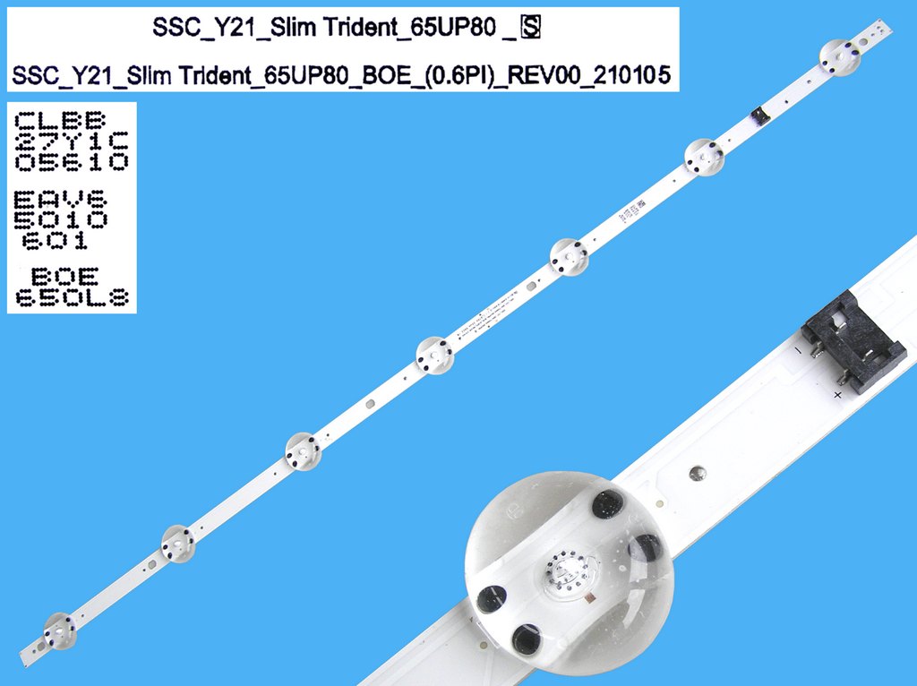 LED podsvit 732mm, 7LED / DLED Backlight 732mm - 7 D-LED SSC_Y21_Slim Trident_65UP80 / EAV65010601