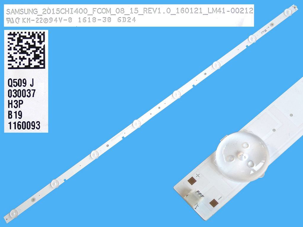 LED podsvit 760mm, 8LED / LED Backlight 760mm - 8 D-LED, LM41-00212B,  Samsung_2015CHI400_FCOM08_15_REV1.0_160121