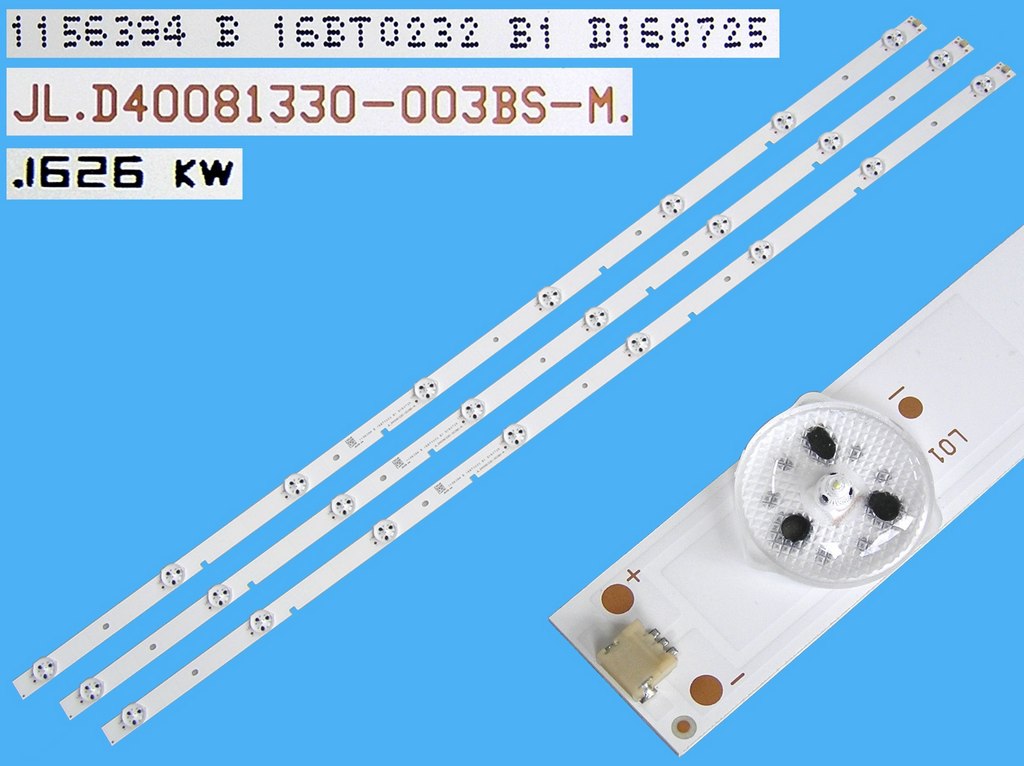 LED podsvit 760mm sada Hisense celkem 3 kusy / LED Backlight  8 DLED, JL.D40081330-003BS-M.