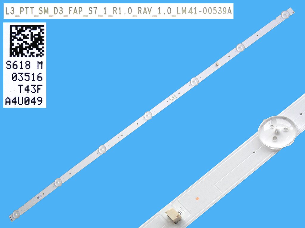 LED podsvit 764mm, 7LED / DLED Backlight 764mm - 7 D-LED, LM41-00539A, 156S2