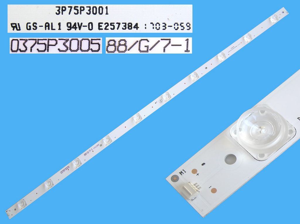 LED podsvit 776mm, 10LED / LED Backlight 776mm - 10 D-LED, 0375P3005 / 88/G/7-1 / 3P75P3001 