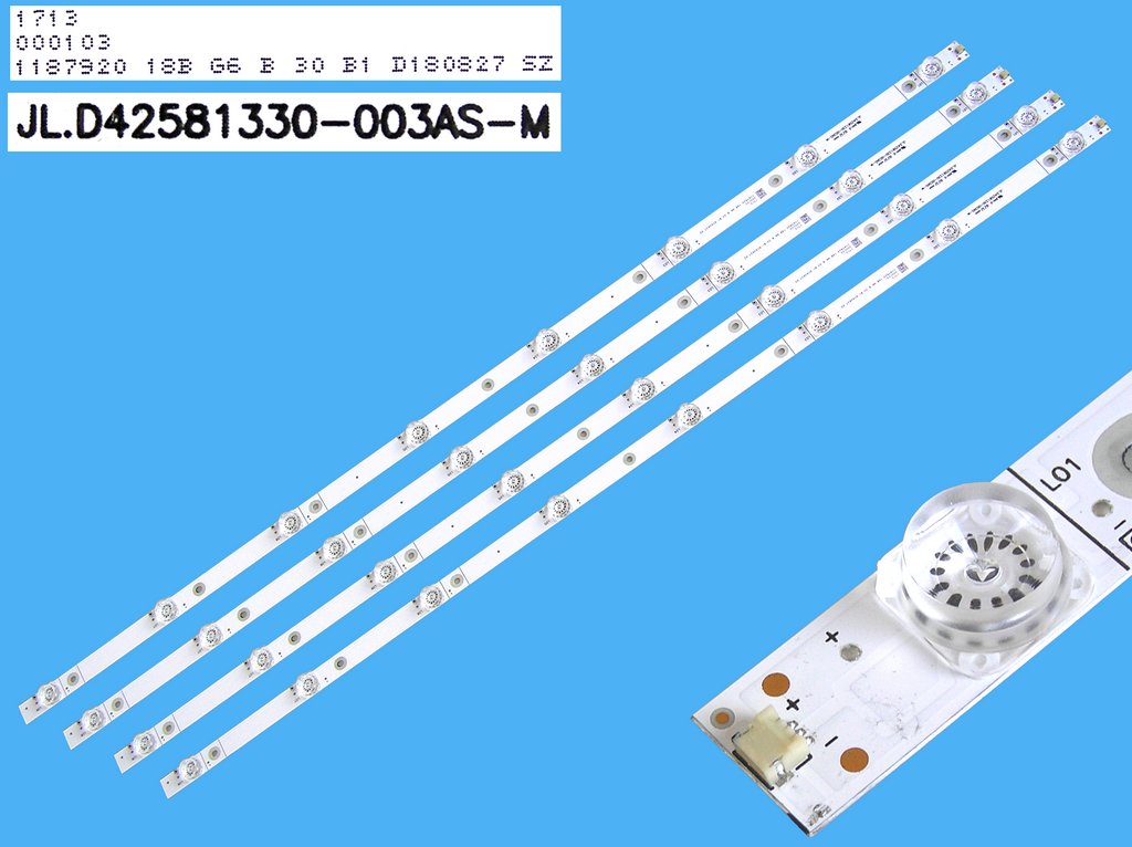 LED podsvit 780mm sada Hisense D42581330 celkem 4 kusy / LED Backlight 780mm JL.D42581330-003AS-M