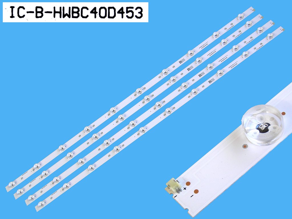 LED podsvit 783mm sada Blaupunkt 40" celkem 4 pásky / LED Backlight Assy  IC-B-HWBC40D453