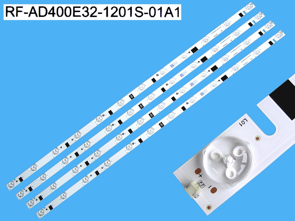 LED podsvit 792mm sada Sharp celkem 4 pásky / D-LED Backlight RF-AD400E32-1201S-01 A1