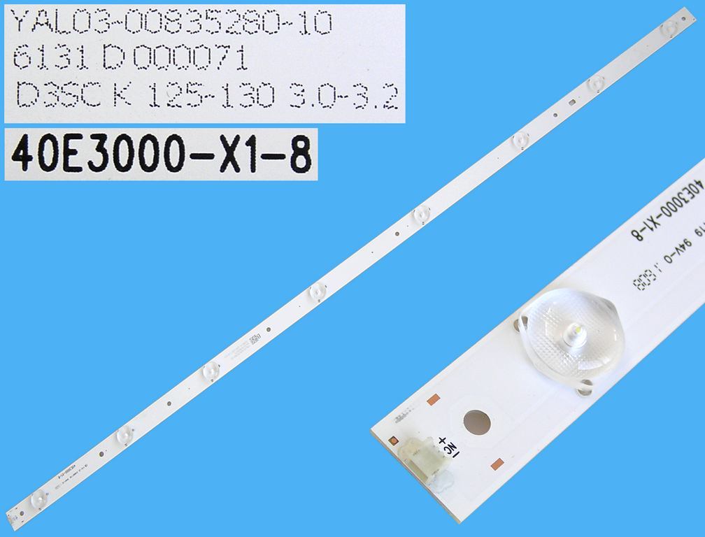 LED podsvit 798mm, 8LED / LED Backlight 798mm - 8 D-LED, 40E3000-X1-8 - type B