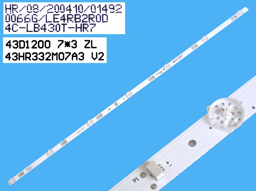 LED podsvit 800mm, 7LED Thomson 43D1200 / DLED ARRAY 43HR332M07A3 V2 / 4C-LB430T / LE4RB2R0D / JLD43071330-004