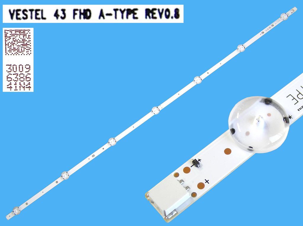 LED podsvit 818mm, 7LED / DLED Backlight 804mm - 7DLED, 30096386, Vestel 43 FHD - A type