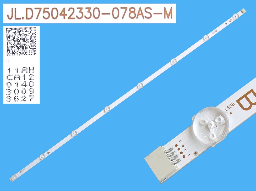 LED podsvit 826mm, 8LED / LED Backlight 826mm - 8DLED, JL.D75042330-078AS-M / 30098627  B-type