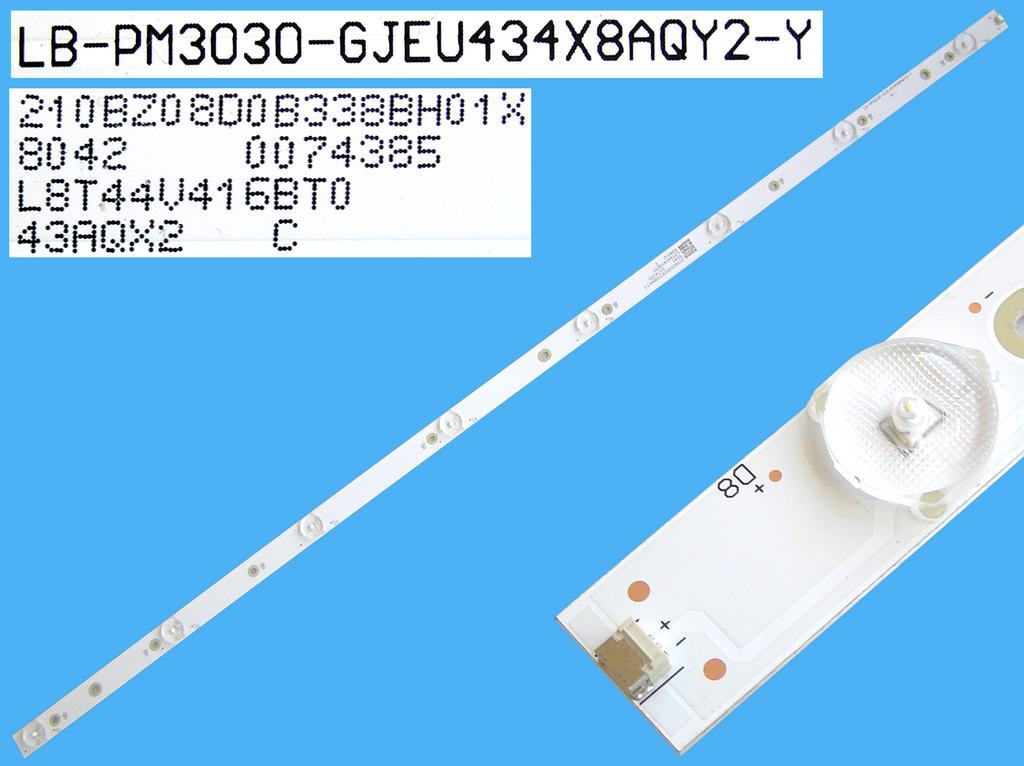 LED podsvit 840mm, 8LED / LED Backlight 840mm - 8 D-LED, LB-PM3030-GJEU434XBAQY2-Y / 210BZ08D0B338BH01X