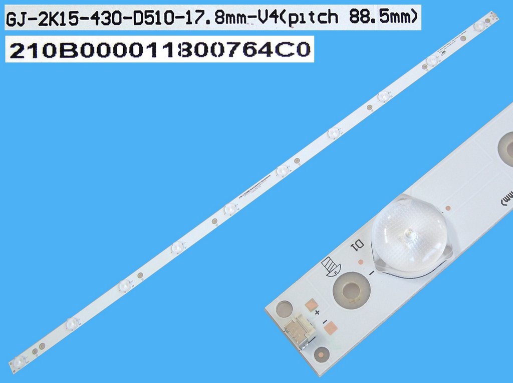 LED podsvit 842mm, 10LED / LED Backlight 842mm - 10 D-LED GJ-2K15-430-D510-18.8mm-V4 / 11800764-C0