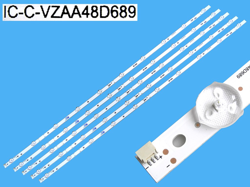 LED podsvit 965mm sada Vizio celkem 5 kusů / LED Backlight 965mm IC-D-VZAA48D689 / 098101003108, 098101003147 