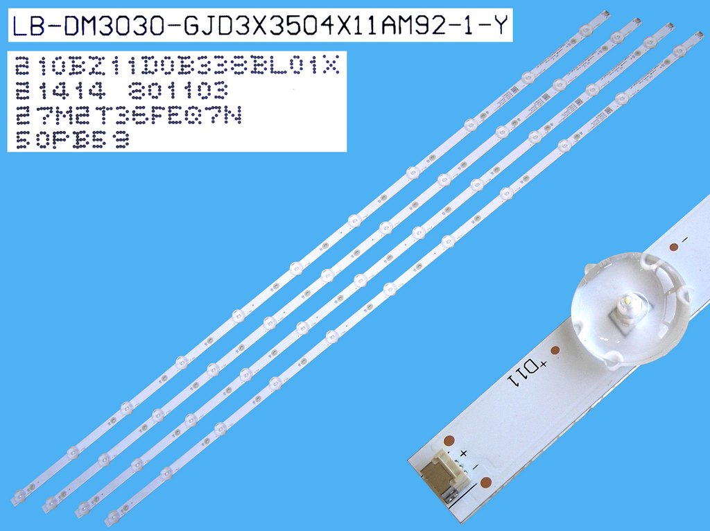 LED podsvit 970mm sada Philips LB-DM3030-GJD3X3504X11AM92-1-Y náhradní výrobce / LED Backlight 210BZ11D0B338BL01X / 705TLB50B338BL01X