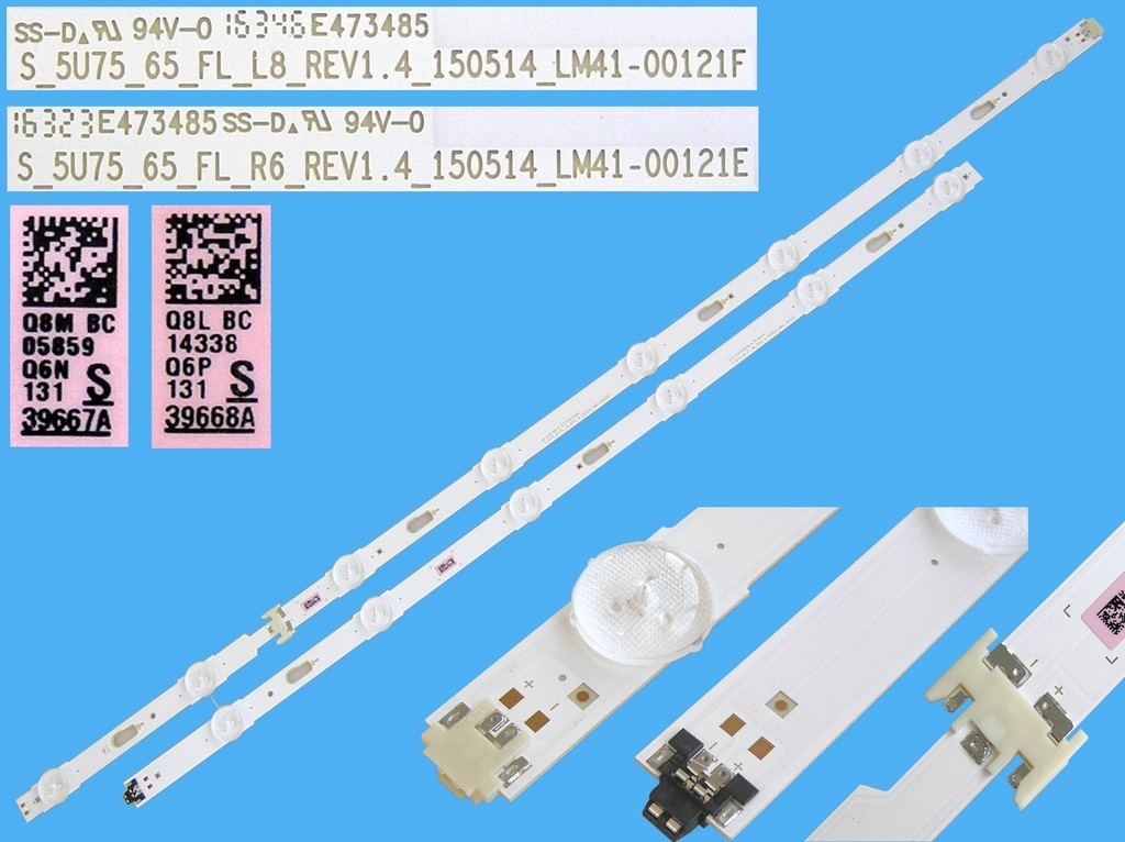 LED podsvit 975mm sada Samsung BN96-39667A + BN96-39668A / LED Backlight 1348mm - 14 D-LED LM41-00121E + LM41-00121F