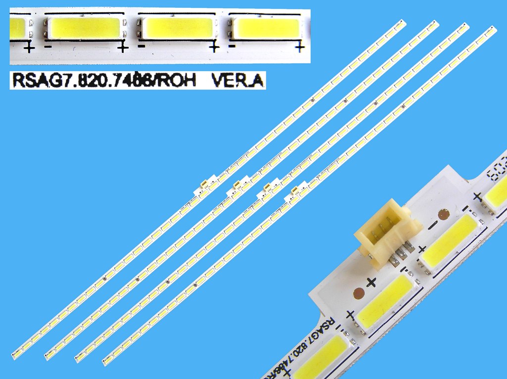 LED podsvit EDGE 355mm sada Hisense celkem 4 kusy / LED Backlight edge 4 x 42 LED  RSAG7.820.7466/ROH VERA