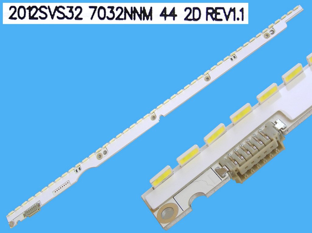 LED podsvit EDGE 407mm / LED Backlight edge 407mm - 44 LED 2012VS32 - 3V / 2012VS327032NNM44 varianta 3V