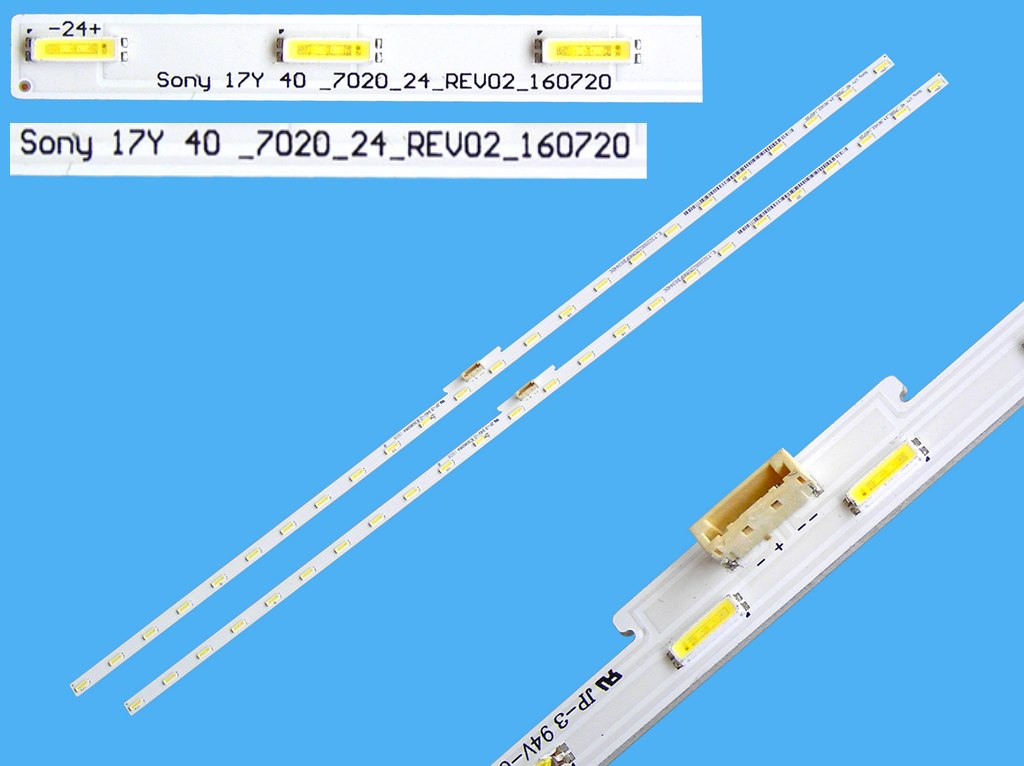 LED podsvit EDGE 432mm sada Sony 17Y 40_7020_24_REV02/ LED Backlight edge Sony17Y 40_7020_24_REV02_160720