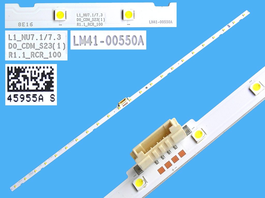 LED podsvit EDGE 435mm / LED Backlight edge 435mm - 23 LED BN96-45955A / LM41-00550A / L1-NU7.1/7.3 DO-CDM-S23 R1.1-RCR-100