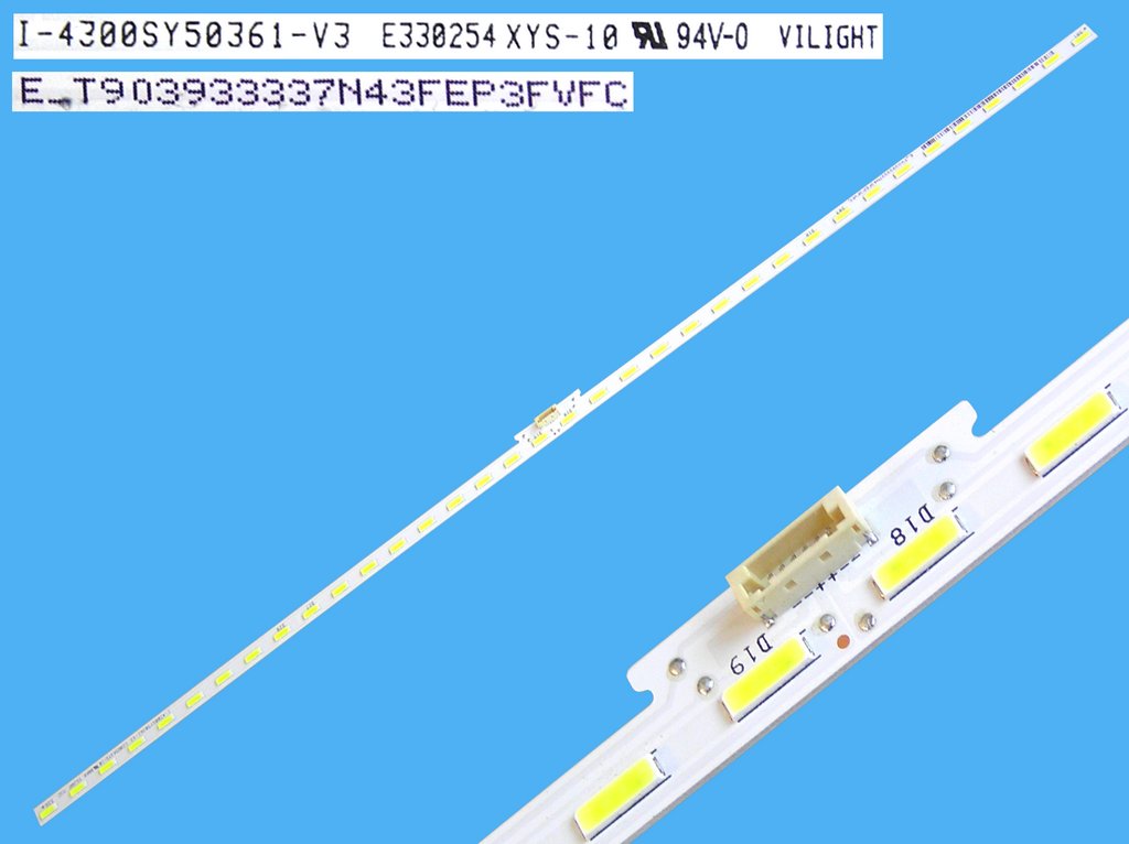 LED podsvit EDGE 465mm / LED Backlight edge 465mm - 36 LED  I-43000SY50361-V3 / E_T903933337N43FEP3FVFC