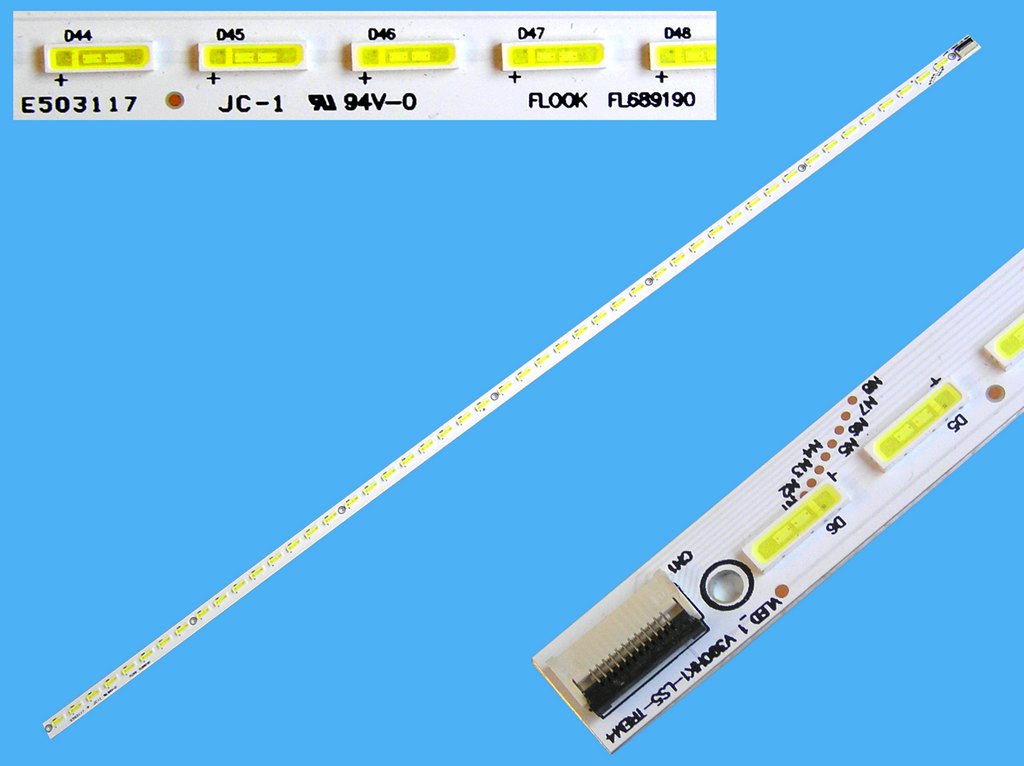 LED podsvit EDGE 495mm V390HK1-LS5 / LED Backlight edge 495mm - 43 LED V390HK1-LS5 -TREM4 / V390HJ1-LE1