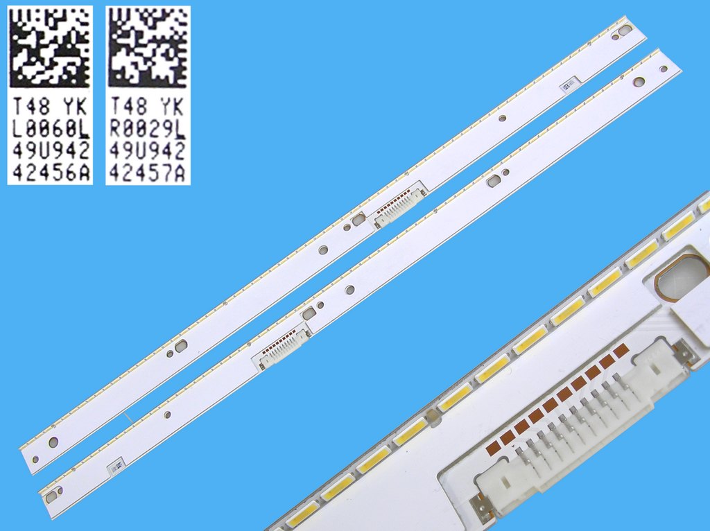 LED podsvit EDGE 533mm sada Samsung 2 kusy / LED Backlight edge 533mm - 68 + 68 LED BN96-42456A + BN96-42457A