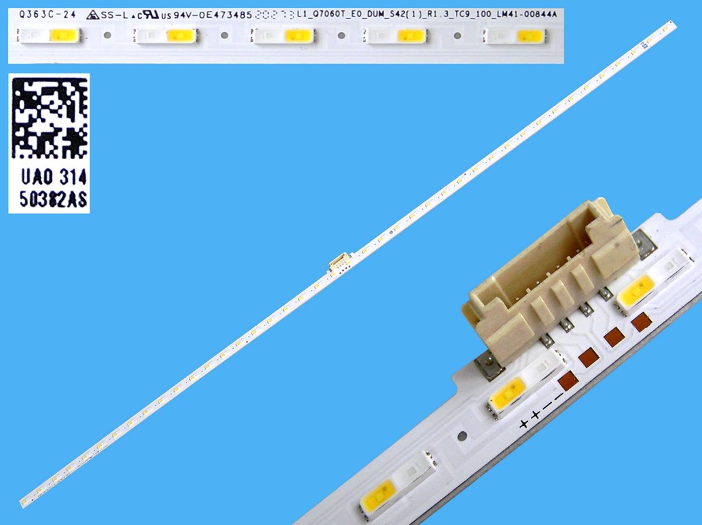 LED podsvit EDGE 540mm / LED Backlight edge 540mm - 42 LED BN96-50382A / LM41-00844A / L1_Q7060T_E0_DUM_S42(1)_R1.3_TC9_100