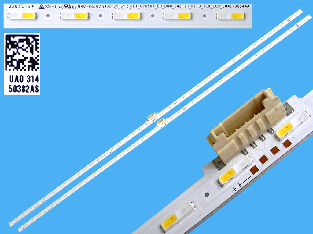 LED podsvit EDGE 540mm sada Samsung / LED Backlight edge 540mm - 42 LED  BN96-50382A / LM41-00844A / L1_Q7060T_E0_DUM_S42(1)_R1.3_TC9_100