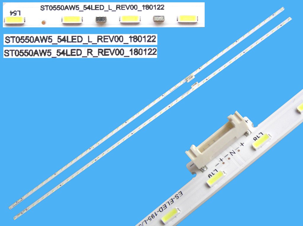 LED podsvit EDGE 603mm sada Sony ST0550AW5 celkem 2 kusy / LED Backlight edge  54 LED ST0550AW5_54LED_L_REV00 + ST0550AW5_54LED_R_REV00