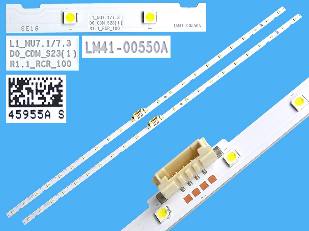 LED podsvit EDGE sada Samsung 40" / LED Backlight edge 435mm - 23 + 23 LED BN96-45955A / LM41-00550A / L1-NU7.1/7.3 DO-CDM-S23 R1.1-RCR-100, náhradní výrobceí