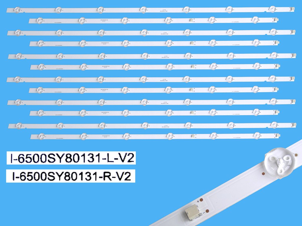 LED podsvit sada Sony 65" celkem 12 pásků / D-LED BAR I-6500SY80131-L-V2 + I-6500SY80131-R-V2 náhradní výrobce