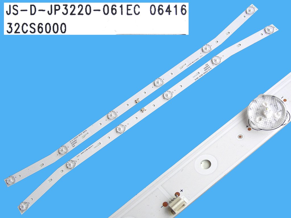 LED podsvit sada TV32" - M celkem 2 pásky 585mm / DLED TOTAL ARRAY JS-D-JP3220-061EC / 32CS6000 / E32F2000 / AKTV3222 / ST3151A05-8