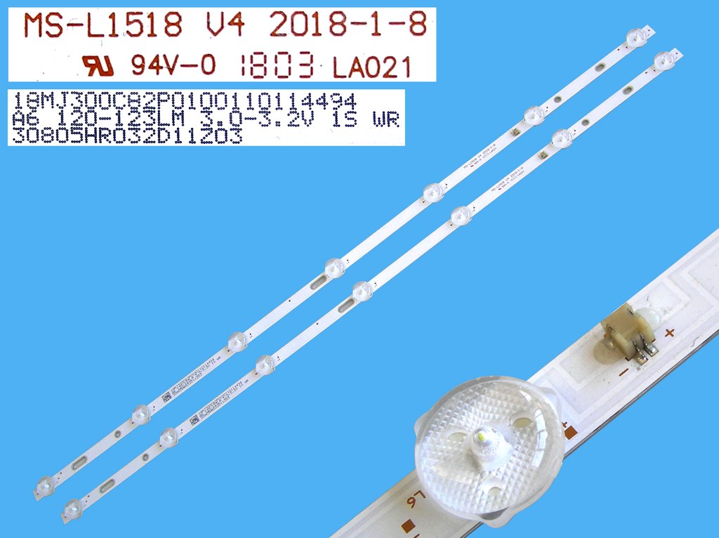 LED podsvit sada TV32" - P celkem 2 pásky 6044mm / DLED TOTAL ARRAY  MS-L1518 V4 2018-1-8 / 30805HR032D11Z03