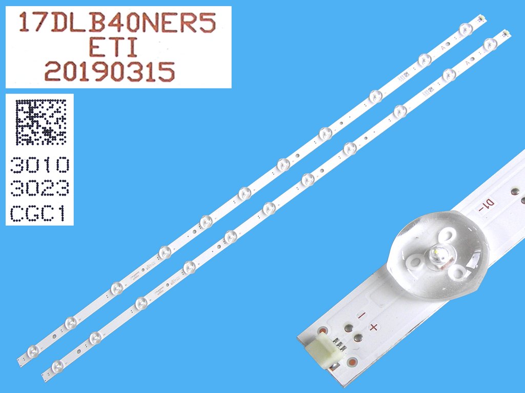 LED podsvit sada Vestel 23620219 celkem 2 pásky 745mm / D-LED BAR  17DLB40NER5 / 30103023